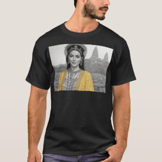 Khmer Princess Gracing Angkor Wat T-Shirt