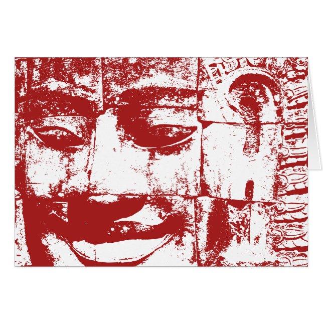 Khmer Stone Face ... Bayon Temple, Cambodia (Front Horizontal)