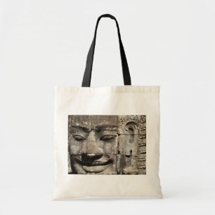 Khmer Stone Face ... Bayon Temple, Cambodia Tote Bag