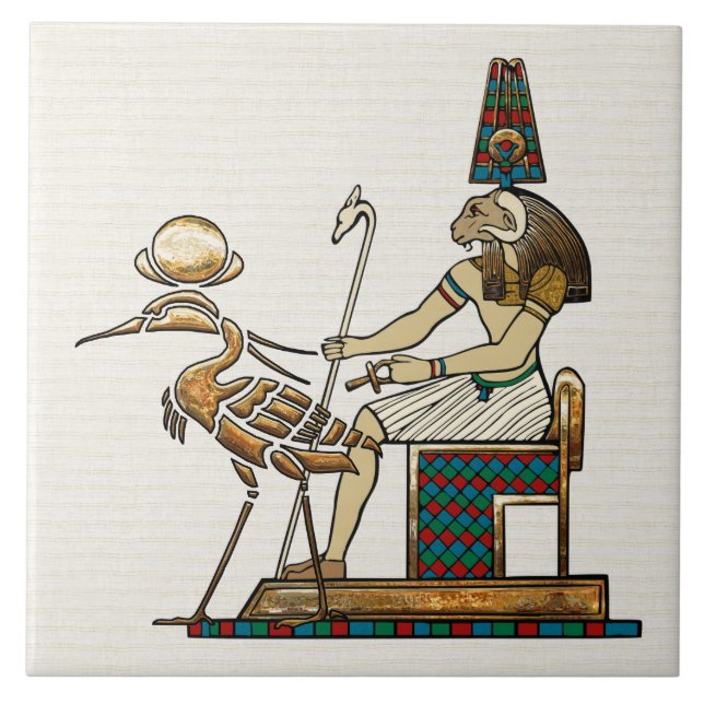 Khnum Ceramic Tile (Front)