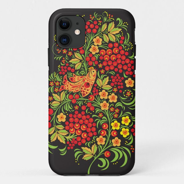 khokhloma iphone 5/5S case (Back)