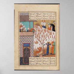 Khosro before Shirin's Palace Poster
