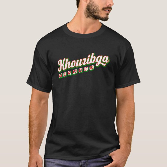 Khouribga Morocco T-Shirt (Front)