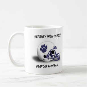 KHS Bearcat Football Helmet Coffee Mug