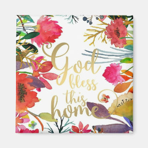 KHS God Bless This Home Magnet