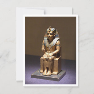 Khufu Great Pyramid Builder Egyptian King Postcard