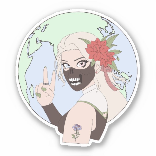 Ki 3 (Earth) Sticker (Front)