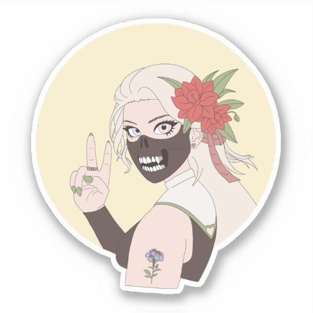 Ki 3 (Moon) Sticker (Front)