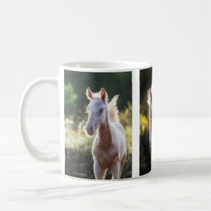 Ki Cremello Thoroughbred Colt Coffee Mug