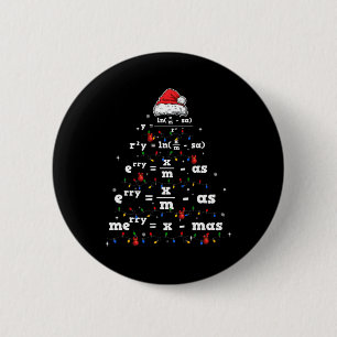 Ki Math Teacher Christmas Matching Costume Math Lo 6 Cm Round Badge