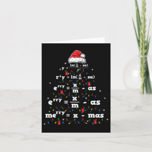 Ki Math Teacher Christmas Matching Costume Math Lo Card
