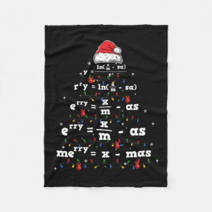 Ki Math Teacher Christmas Matching Costume Math Lo Fleece Blanket