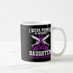 Ki Purple Ribbon Overdose Awareness Month Costume Coffee Mug