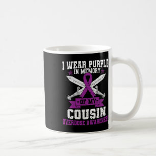 Ki Purple Ribbon Overdose Awareness Month Costume Coffee Mug