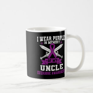 Ki Purple Ribbon Overdose Awareness Month Costume Coffee Mug