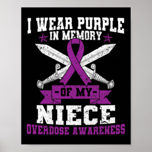 Ki Purple Ribbon Overdose Awareness Month Costume Poster