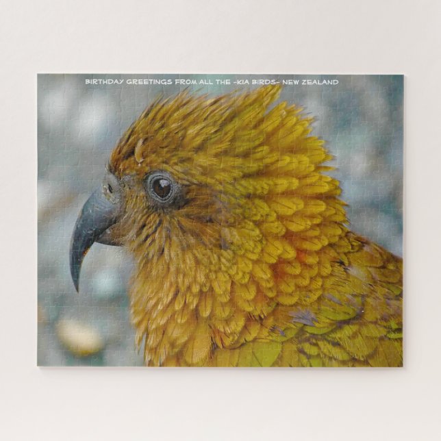 Kia Bird New Zealand Jigsaw Puzzle (Horizontal)