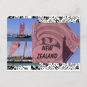 Kia Ora from New Zealand Postcard