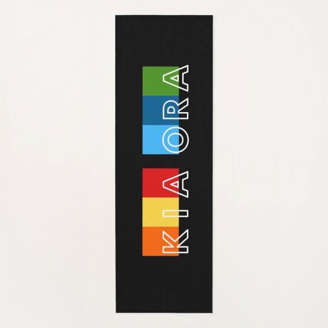 Kia Ora, Kiwi Greeting from New Zealand Yoga Mat (Front)