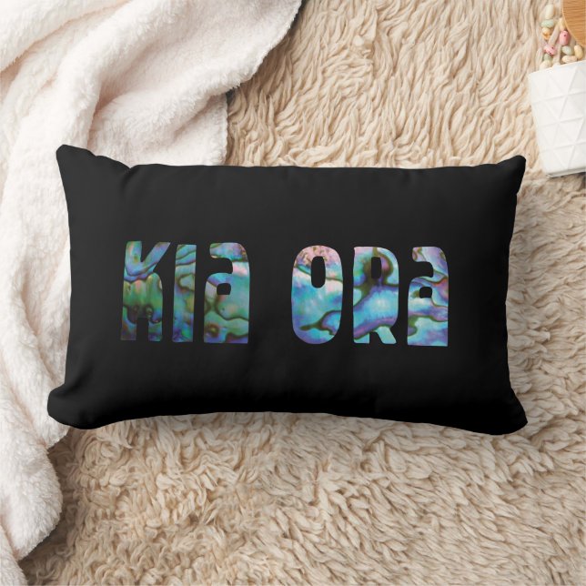KIA ORA KIWI GREETING LUMBAR CUSHION (Blanket)