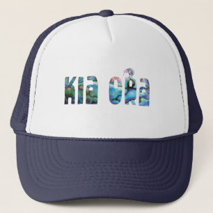 KIA ORA KIWI GREETING TRUCKER HAT