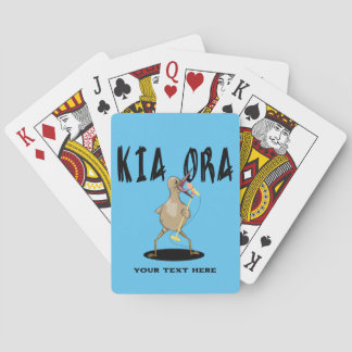 Kia ora Kiwi Te Reo Greeting Playing Cards
