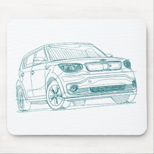 Kia Soul EV 2015 Mouse Pad