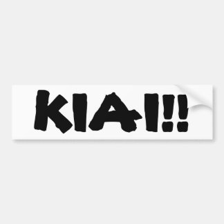 KIAI!! BUMPER STICKER