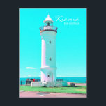 Kiama lighthouse NSW Australia Postcard<br><div class="desc">Famous Kiama scene of lighthouse scenery near the blowhole in this famous coastal town in South Coast of NSW Australia.</div>