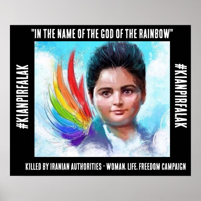 #Kianpirfalak protest poster (Front)