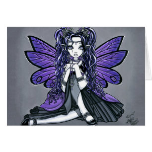 "Kiara" Gothic Butterfly Fairy Princess Card