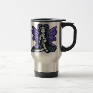 "Kiara" Gothic Butterfly Fairy Princess Travel Mug