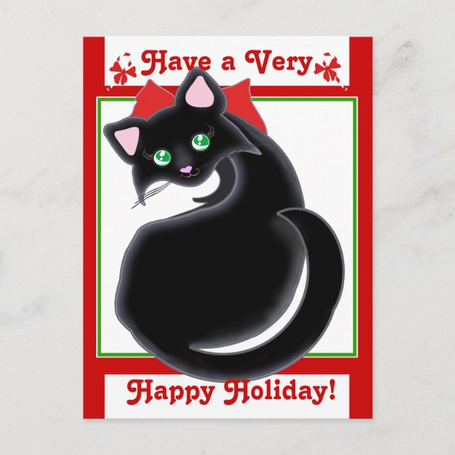 Kiara Toon Kitty Holiday! Postcard (Front)