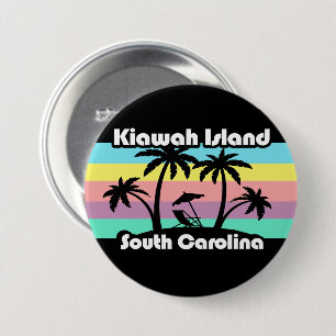 Kiawah Island South Carolina 7.5 Cm Round Badge