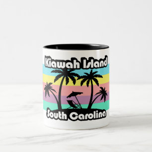 Kiawah Island South Carolina Two-Tone Coffee Mug