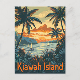 Kiawah Island Vintage Postcard