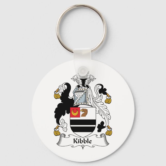 Kibble Family Crest Key Ring (Front)
