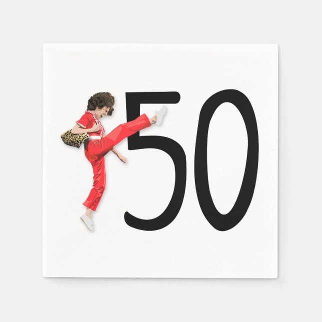 Kick 50 napkin (Front)