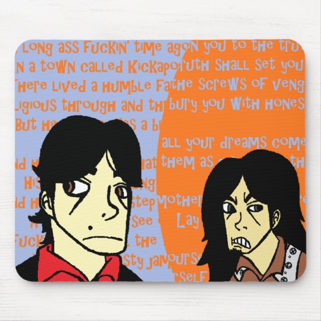 Kick-a-Lamb Mouse Pad (Front)
