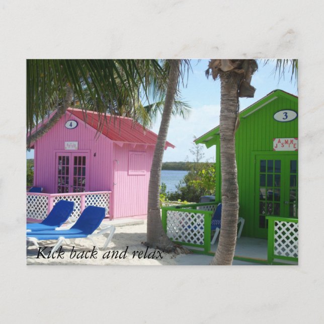 Kick back and relax postcard (Front)