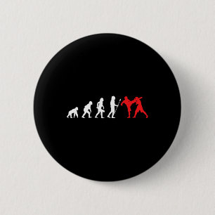 Kick-boxer Kickboxing Development Training Fight 6 Cm Round Badge