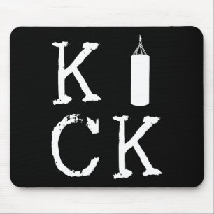 Kick Boxing Kickboxer Byg Combyt Sports Kickboxing Mouse Pad