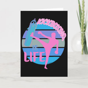 Kick Boxing Martial Arts Boxer Girls Kickboxing Is Card