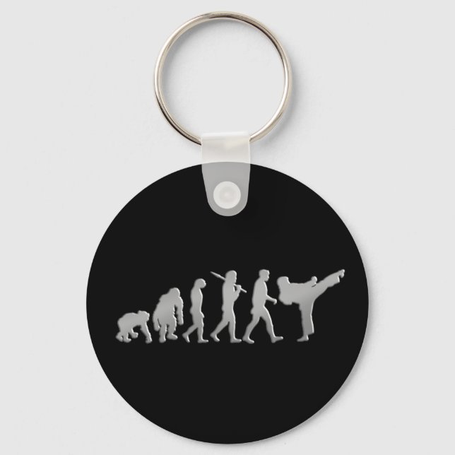 Kick boxing Mixed Martial Arts Artists Evolution Key Ring (Front)