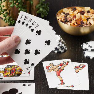 Kick Boxing Playing Cards