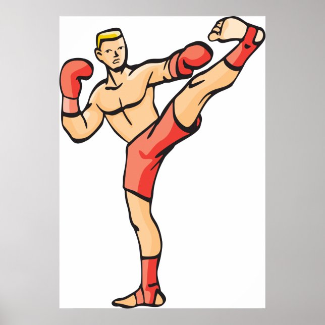 Kick Boxing Poster (Front)
