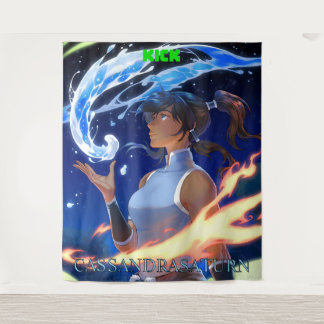 KICK CassandraSaturn Large Tapestry