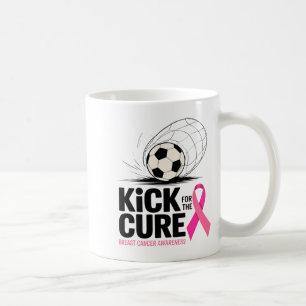 Kick For The Cure Breast Cancer Awareness T Shirt  Coffee Mug