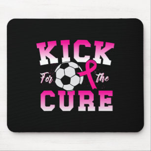 Kick For The Cure Sport Breast Cancer Awareness Ch Mouse Pad