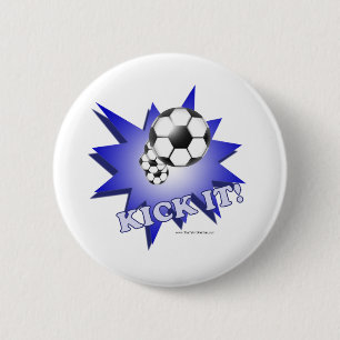 Kick It! 6 Cm Round Badge